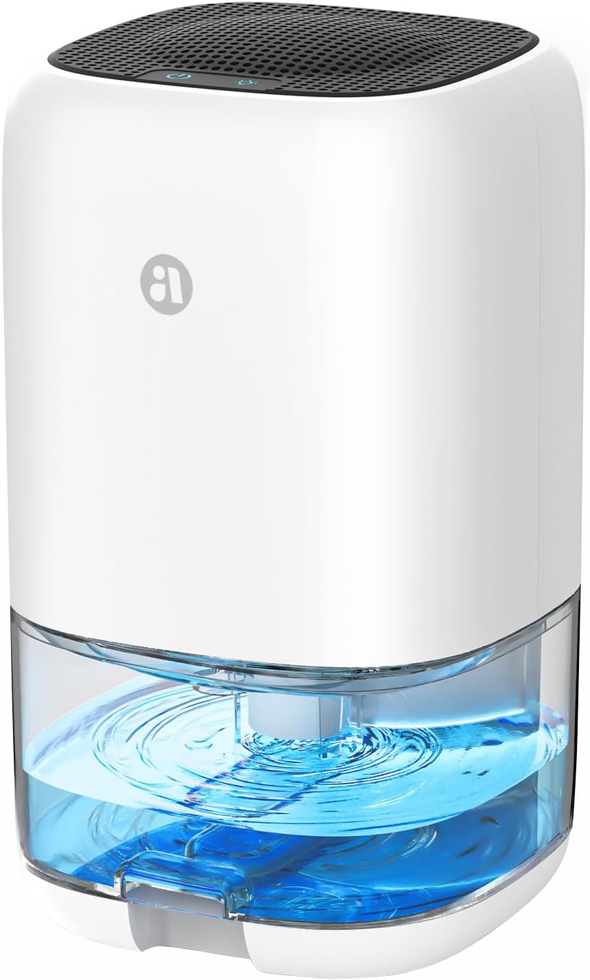 TABYIK 35 OZ Dehumidifier for Bedroom RV, Quiet with Auto Shut Off, White | 280 Sq.Ft Small Dehumidifiers for Home Bathroom Closet, 7 Color Light, 28dB Ultra Quiet, 35OZ Water Tank TABYIK 35 OZ Dehumidifier for Bedroom RV, Quiet with Auto Shut Off, White | 280 Sq.Ft Small Dehumidifiers for Home Bathroom Closet, 7 Color Light, 28dB Ultra Quiet, 35OZ Water Tank