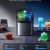 GoveeLife Smart Ice Maker, 9 Ice Cubes in 6 Mins 3 Sizes, 26lbs/Day, Silver | Countertop Ice Maker with App & Voice Control, Self Cleaning, RGB Lights, Portable Ice Machine with Scoop for Kitchen, Party