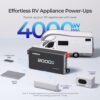 Renogy 2000W 24V Pure Sine Wave Inverter, 4000W Peak Power, 92% Energy Efficiency, with 2 AC Outputs, Remote Control, RV Truck Marine Camping Renogy 2000W 24V Pure Sine Wave Inverter, 4000W Peak Power, 92% Energy Efficiency, with 2 AC Outputs, Remote Control, RV Truck Marine Camping