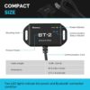 Renogy BT-2 Bluetooth Module RJ45 Communication Port Wirelessly Monitor Real-time Insight Precise Control, Compatible Solar Charge Controllers, Battery Charger, Inverter, BT-2 RS485