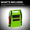 Schumacher Electric DSR Pro Series Portable Jump Starter & Power Station - 12V Jump Box for Car, SUV & RV Batteries - 2000 Peak Amps & 325 Cold Cranking Amps - 12V DC Power Outlet - DSR168G