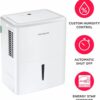Frigidaire 50 Pint Dehumidifier w/Wifi | Portable, Quiet, Energy Efficient, Humidity Absorber, Moisture Extractor, for Bedroom Living Room Garage Attic Crawl Space