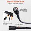 VEVOR Electric Pressure Washer, Max 4200 PSI 2.8 GPM, High-Power Cleaner with Foam Cannon & 4 Nozzles for Driveways, Cars, Fences, Patios, Home Cleaning
