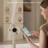 DREAME Bladeless Tower Fan for Bedroom, Smart Standing Fan with 270° Spatial Airflow for Whole-Room Circulation, 59ft/s High Velocity, 10 Speeds 3 Modes, Temperature-Adaptive Airflow, MF10-Beige
