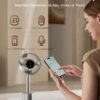 DREAME Bladeless Tower Fan for Bedroom, Smart Standing Fan with 270° Spatial Airflow for Whole-Room Circulation, 59ft/s High Velocity, 10 Speeds 3 Modes, Temperature-Adaptive Airflow, MF10-Silver