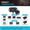 Renogy BT-2 Bluetooth Module RJ45 Communication Port Wirelessly Monitor Real-time Insight Precise Control, Compatible Solar Charge Controllers, Battery Charger, Inverter, BT-2 RS485