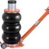 VEVOR Air Jack, 3 Ton/6600 lbs Triple Bag Air Jack, with Heightened Column Lifting Up to 21.3 Inch & Adjustable Handle, with Thick Rubber Pad, 1-6S Lifting Pneumatic Bag Jack Fits for Car, SUV