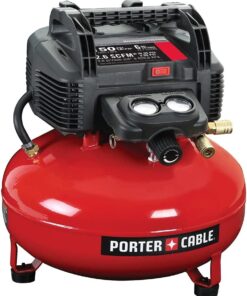 PORTER-CABLE Portable Pancake Air Compressor PXCM2002.COM | 6 Gallon, 150 Max PSI