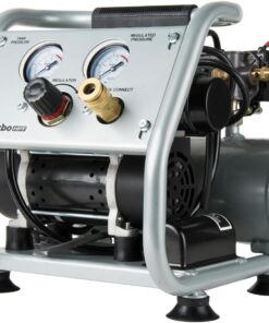 Metabo HPT Quiet Air Compressor, Portable 1 Gallon Oil-Free Air Compressor, Ultra-Quiet Operation at 59 dB, Universal Quick Coupler for Fast Tool Changes, Compact and Lightweight, EC28M