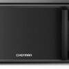 Chefman Countertop Microwave Oven 0.7 Cu. Ft., 700 Watts with 10 Power Levels, 6 Cooking Presets with One-Touch Express Cook, Eco Mode, Child Safety Lock, & Mute Button - Black