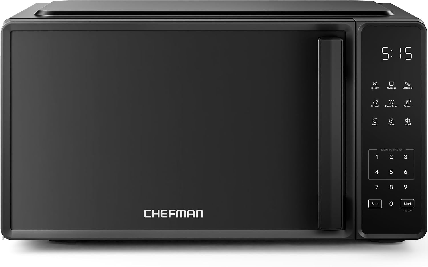 Chefman Countertop Microwave Oven 0.7 Cu. Ft., 700 Watts with 10 Power Levels, 6 Cooking Presets with One-Touch Express Cook, Eco Mode, Child Safety Lock, & Mute Button - Black Chefman Countertop Microwave Oven 0.7 Cu. Ft., 700 Watts with 10 Power Levels, 6 Cooking Presets with One-Touch Express Cook, Eco Mode, Child Safety Lock, & Mute Button - Black