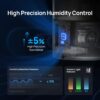 DREO 6L Smart Humidifiers for Bedroom, Warm & Cool Mist for Large Room | 60-Hour Quiet Runtime, 500ML/H Output, Smart Humidity Sensor, Indicator Light, App Control, Works with Alexa & Google, White