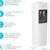 Avalon Top Loading Water Cooler Dispenser - Hot & Cold Water, Child Safety Lock, Innovative Slim Design, Holds 3 or 5 Gallon Bottles - UL Listed Avalon Top Loading Water Cooler Dispenser - Hot & Cold Water, Child Safety Lock, Innovative Slim Design, Holds 3 or 5 Gallon Bottles - UL Listed