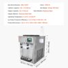 VEVOR Commercial Ice Cream Machine, 21 QT/H Soft Serve Ice Cream Maker with LCD Panel Auto Clean 3-Flavor Pre-cooling for Restaurant Snack Bar