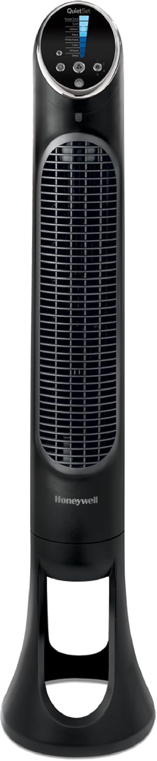 Honeywell QuietSet Whole Room Tower Fan, Oscillating Tower Fan with Remote, Black, HYF290B Honeywell QuietSet Whole Room Tower Fan, Oscillating Tower Fan with Remote, Black, HYF290B