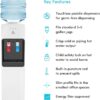 Avalon Top Loading Water Cooler Dispenser - Hot & Cold Water, Child Safety Lock, Innovative Slim Design, Holds 3 or 5 Gallon Bottles - UL Listed Avalon Top Loading Water Cooler Dispenser - Hot & Cold Water, Child Safety Lock, Innovative Slim Design, Holds 3 or 5 Gallon Bottles - UL Listed