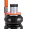 VEVOR Air Jack, 3 Ton/6600 lbs Triple Bag Air Jack, with Heightened Column Lifting Up to 21.3 Inch & Adjustable Handle, with Thick Rubber Pad, 1-6S Lifting Pneumatic Bag Jack Fits for Car, SUV