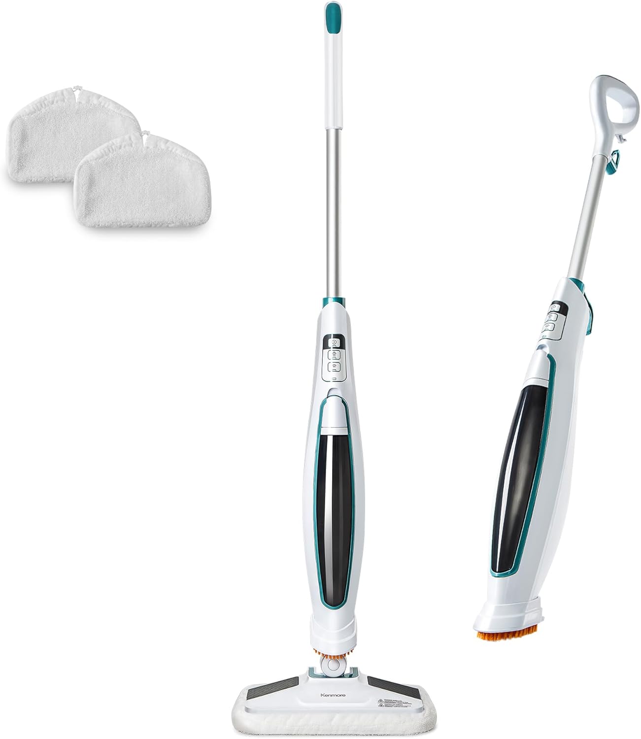Kenmore SM2060 S200 Series Steam Mop for Floor Cleaning with Easy Scrubber & 2pcs Washable Pads, 2 Modes, Quick-Heating, Lightweight for Hardwood and Tile Kenmore SM2060 S200 Series Steam Mop for Floor Cleaning with Easy Scrubber & 2pcs Washable Pads, 2 Modes, Quick-Heating, Lightweight for Hardwood and Tile