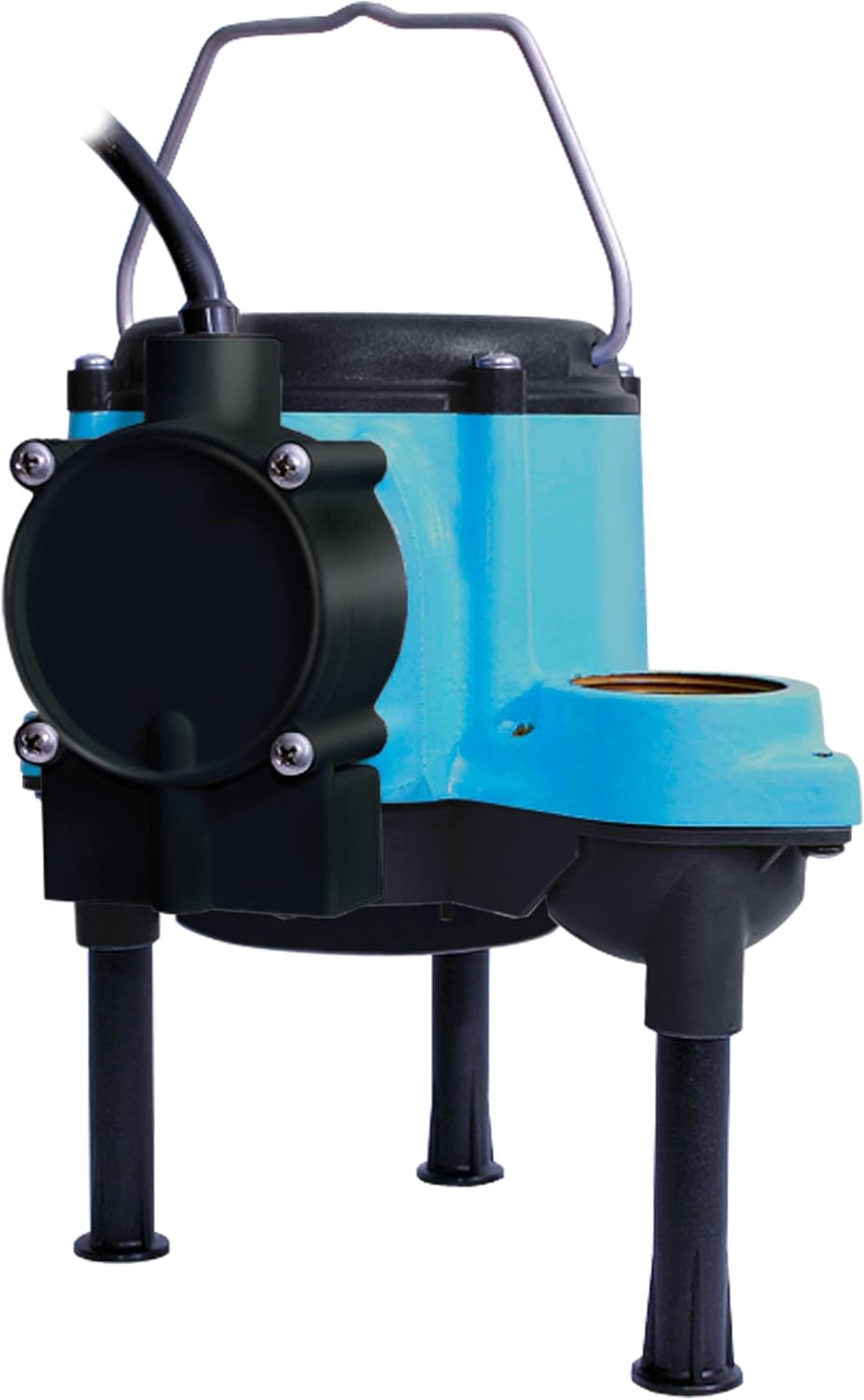 Little Giant 6-CIA 115 Volt, 1/3 HP 2760 GPH Cast Iron Submersible Sump Pump with Extended Leg Kit and Integral Diaphragm Switch, 10-Ft. Cord, Blue, 506162 Little Giant 6-CIA 115 Volt, 1/3 HP 2760 GPH Cast Iron Submersible Sump Pump with Extended Leg Kit and Integral Diaphragm Switch, 10-Ft. Cord, Blue, 506162