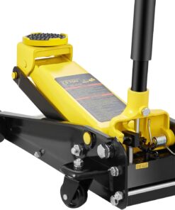 VEVOR 3 Ton Low Profile Floor Jack for All Terrain Vehicles, Heavy-Duty Steel Racing Jack with Quick Lift Pump, 5.12"-20" Lifting Range, 3.0 tons