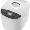 VEVOR Bread Maker, 19-in-1 2LB Dough Machine, Nonstick Ceramic Pan Automatic Breadmaker with Gluten Free Setting, Whole Wheat Bread Making, Digital, Programmable, 3 Loaf Sizes, 3 Crust Colors, White