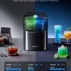 GoveeLife Smart Ice Maker Countertop, Portable Ice Machine with Voice Control, 9 Ice Cubes in 6 Minutes 3 Sizes, 26lbs/24Hrs, Self Cleaning RGB Lights, Quiet Ice Maker with Scoop for Kitchen Black | 9 Ice Cubes in 6 Mins 3 Sizes, Self Cleaning, RGB Lights, Portable Ice Machine with Scoop for Kitchen, Party GoveeLife Smart Ice Maker Countertop, Portable Ice Machine with Voice Control, 9 Ice Cubes in 6 Minutes 3 Sizes, 26lbs/24Hrs, Self Cleaning RGB Lights, Quiet Ice Maker with Scoop for Kitchen Black | 9 Ice Cubes in 6 Mins 3 Sizes, Self Cleaning, RGB Lights, Portable Ice Machine with Scoop for Kitchen, Party