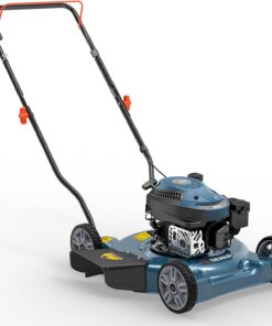 SENIX Lawn Mower, 20" 144 cc Push Mower Gas, 4-Cycle Engine Walk-Behind Push Lawn Mowers, 3 Position Height Adjustment for 1/4 Acre Small Yard Garden, cortadora de pasto