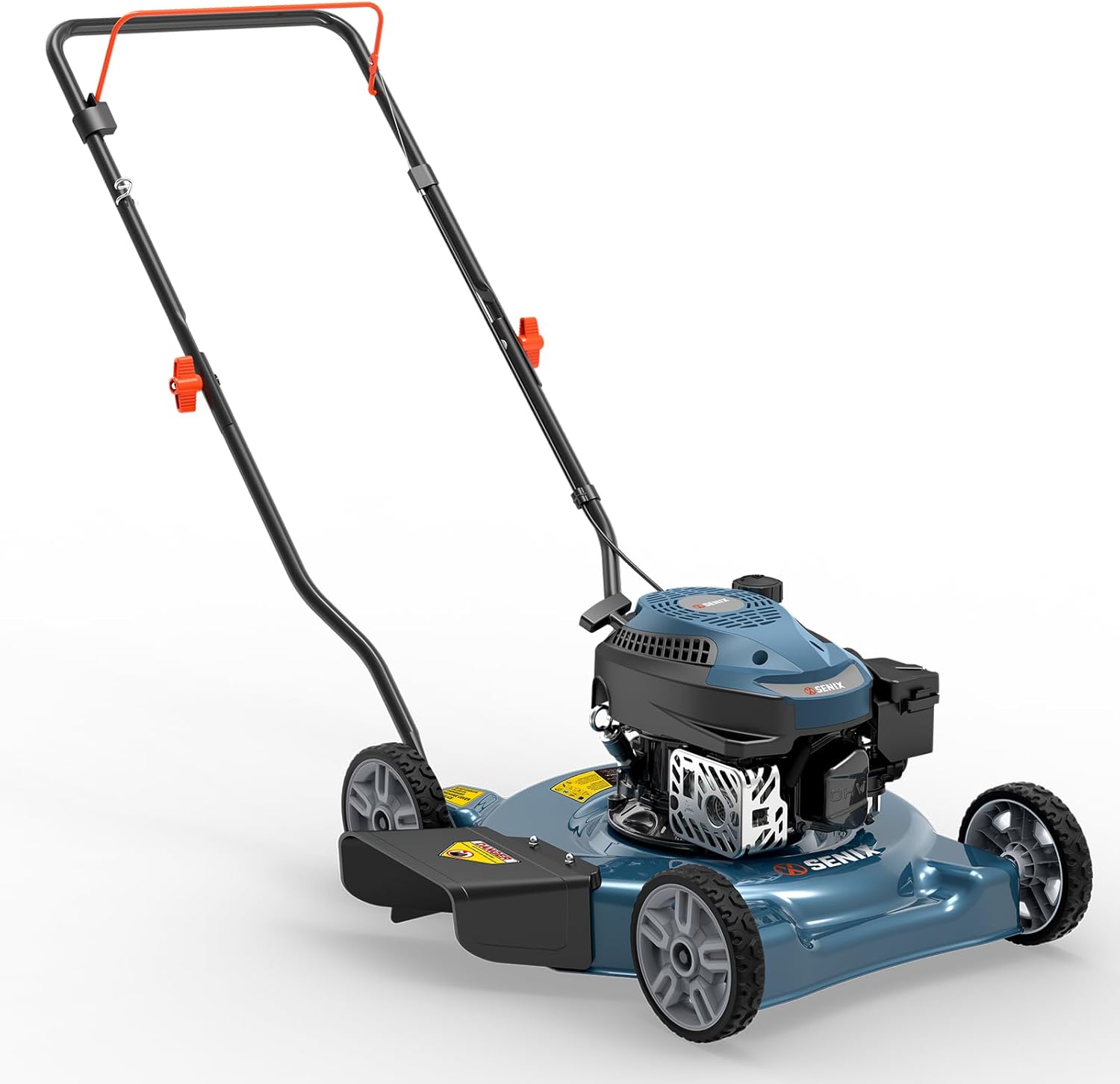SENIX Lawn Mower, 20" 144 cc Push Mower Gas, 4-Cycle Engine Walk-Behind Push Lawn Mowers, 3 Position Height Adjustment for 1/4 Acre Small Yard Garden, cortadora de pasto SENIX Lawn Mower, 20" 144 cc Push Mower Gas, 4-Cycle Engine Walk-Behind Push Lawn Mowers, 3 Position Height Adjustment for 1/4 Acre Small Yard Garden, cortadora de pasto