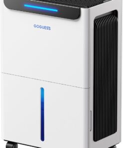1600 Sq.ft Dehumidifier for Basement - 21 Pints, Drain Hose & Humidity Control Large Room Dehumidifiers for Home, RV, Bathroom, Bedroom - 3 Modes & 24H Timer White