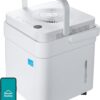 Midea Cube 20 Pint Dehumidifier for Basement, Up to 1,500 Sq. Ft. dehumidifier with drain hose, ENERGY STAR Certificated, Smart Control, Compatible with Alexa, White