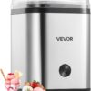 VEVOR Ice Cream Maker, 2.11 Qt. Large Capacity, Electric Automatic Ice-Cream Machine, with Easy Operation & Cleaning, Stainless Steel Shell, for Homemade Frozen Yogurt, Fruit Sorbet, Gelato, Silver