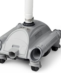 Intex 28001E Above Ground Pool Automatic Pool Cleaner Pressure Side Vacuum Cleaner with 24 Foot 7 Inch Hose for Intex Pools Only w/ a 1.5 Inch Fitting
