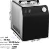 VEVOR Upright Automatic Ice Cream Maker with Built-in Compressor, 2 Quart No Pre-freezing Fruit Yogurt Machine, Stainless Steel Electric Sorbet Maker, 4 Modes Gelato Maker with Digital Display & Timer
