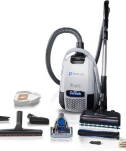 Prolux Phantom Canister PET Vacuum Cleaner, Wessel Werk EBK250 Power Nozzle, Quick Clean, Lightweight, HEPA Filter, Adjustable Suction, Cleans All Surfaces
