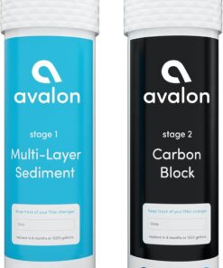 Avalon Genuine Replacement Filters for Avalon Bottleless Water Coolers, NSF Certified, Patented, 2 Count (Pack of 1)