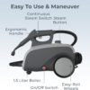 Pure Enrichment PureClean XL Rolling Steam Cleaner – Professional 1.5L Multi-Purpose Heavy Duty Steamer, 17 Accessories, Chemical-Free Deep Cleaning of Floors, Upholstery, Windows, Grout, Cars & More Pure Enrichment PureClean XL Rolling Steam Cleaner – Professional 1.5L Multi-Purpose Heavy Duty Steamer, 17 Accessories, Chemical-Free Deep Cleaning of Floors, Upholstery, Windows, Grout, Cars & More