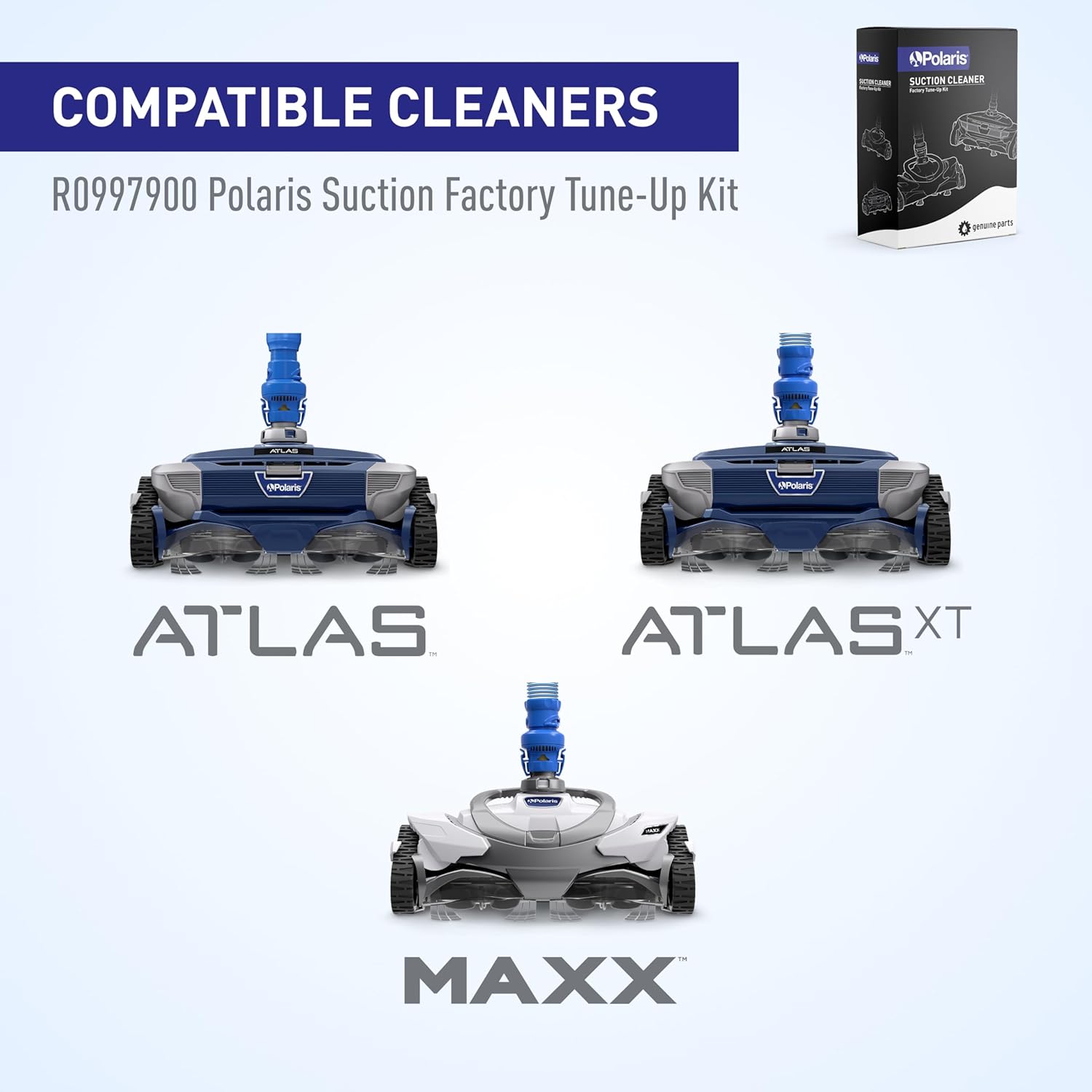 Polaris Genuine Parts Suction Cleaner Tune Up Kit, R0997900 | Compatable with Polaris Models Atlas, Atlas XT, MAXX Polaris Genuine Parts Suction Cleaner Tune Up Kit, R0997900 | Compatable with Polaris Models Atlas, Atlas XT, MAXX - Image 5