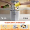 VEVOR Bread Maker, Dough Machine 15 Menus in 1, Non-Stick Ceramic Pan Automatic Breadmaker with Non-Gluten Setting, Whole Wheat Bread Making, Digital, Programmable, 3 Loaf Sizes, 3 Crust Colors, White