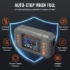 VEVOR Smart Battery Charger, 20-Amp, Lithium LiFePO4 Lead-Acid (AGM/Gel/SLA) Car Battery Charger with LCD Display, Trickle Charger Maintainer Desulfator for Boat Motorcycle Lawn Mower Deep Cycle
