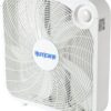 Hurricane 5 Pack Floor Box Fan, 3 Speed Powerful & Quiet Cooling, Classic, 20"