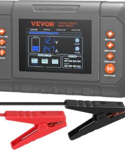 VEVOR Smart Battery Charger, 35-Amp, Lithium LiFePO4 Lead-Acid (AGM/Gel/SLA) Car Battery Charger with LCD Display, Trickle Charger Maintainer Desulfator for Boat Motorcycle Lawn Mower Deep Cycle