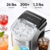 EUHOMY Ice Maker Machine, Light Grey