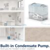ALORAIR Commercial Dehumidifier with Pump, Up to 180 PPD (Saturation), 85 PPD at AHAM, 6 Years Limited Warranty, LGR Industrial Dehumidifier for Flood Repair, Crawlspace and Basement Drying