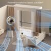 DREAME Bladeless Tower Fan for Bedroom, Smart Standing Fan with 270° Spatial Airflow for Whole-Room Circulation, 59ft/s High Velocity, 10 Speeds 3 Modes, Temperature-Adaptive Airflow, MF10-Beige