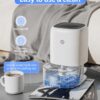 TABYIK 35 OZ Dehumidifier for Bedroom RV, Quiet with Auto Shut Off, White | 280 Sq.Ft Small Dehumidifiers for Home Bathroom Closet, 7 Color Light, 28dB Ultra Quiet, 35OZ Water Tank TABYIK 35 OZ Dehumidifier for Bedroom RV, Quiet with Auto Shut Off, White | 280 Sq.Ft Small Dehumidifiers for Home Bathroom Closet, 7 Color Light, 28dB Ultra Quiet, 35OZ Water Tank