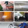 VEVOR Electric Pressure Washer, Max 4500 PSI and 3.2 GPM with Pressure Adjustment, High Power Pressure Cleaning Machine with 4 Quick Connect Nozzles, for Cars/Fences/Driveways/Patios/Home Cleaning