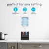 Avalon Premium Hot/Cold Top Loading Countertop Water Cooler Dispenser With Child Safety Lock. UL Listed- White Avalon Premium Hot/Cold Top Loading Countertop Water Cooler Dispenser With Child Safety Lock. UL Listed- White