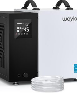 Waykar 70 Pint Energy Star Crawl Space Dehumidifier with Pump & Drain Hose for Basements, Commercial & Water Damage Spaces up to 5000 Sq. Ft., Compact, Strong Dehumidification, 5-Year Quality Coverage