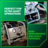 Metabo HPT Quiet Air Compressor, Portable 1 Gallon Oil-Free Air Compressor, Ultra-Quiet Operation at 59 dB, Universal Quick Coupler for Fast Tool Changes, Compact and Lightweight, EC28M