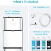 Avalon Self Cleaning Bottleless Water Cooler Water Dispenser - 2 Temperature Settings - Hot & Cold Water, Durable Stainless Steel Cabinet, Reverse Osmosis Filtration- UL Listed